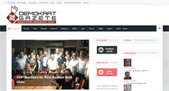 Desktop Screenshot of demokratgazete.com
