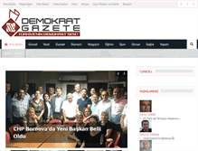 Tablet Screenshot of demokratgazete.com